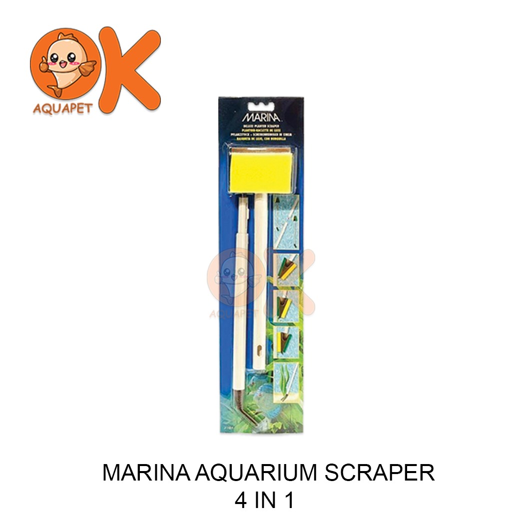 MARINA AQUARIUM SCRAPER 4IN1