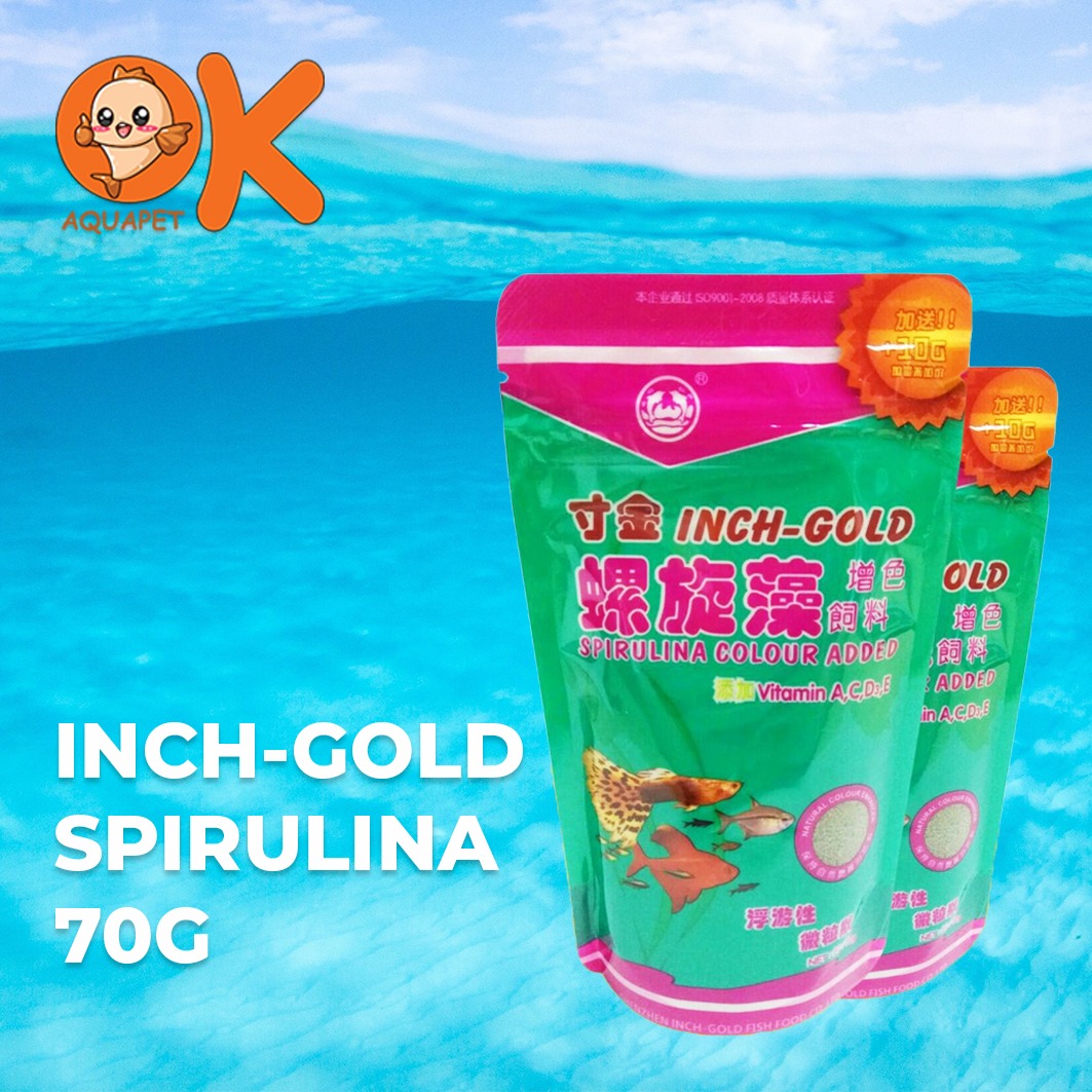 INCH GOLD SPIRULINA 70G