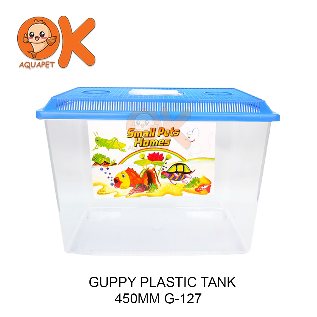 guppy plastic tank