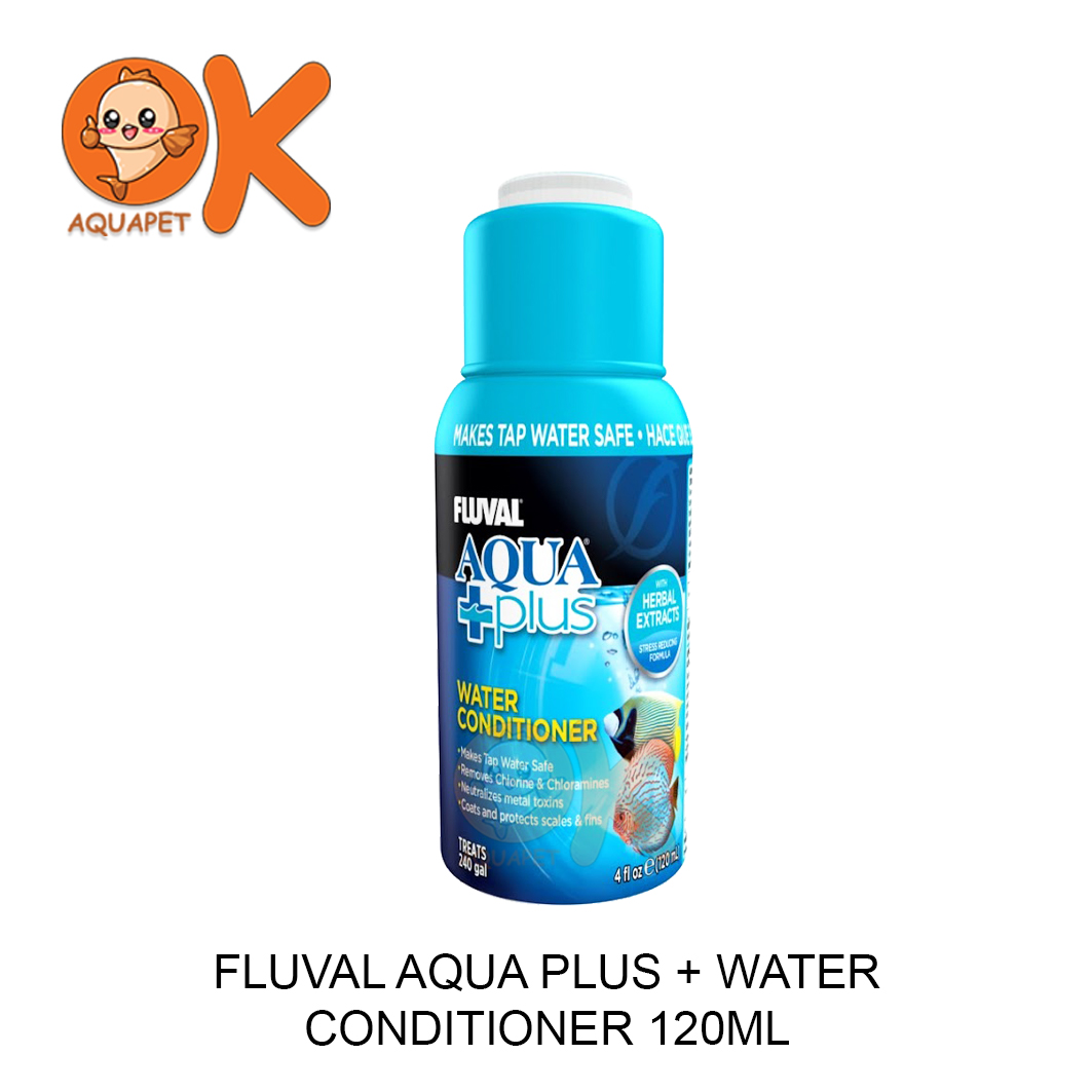 FLUVAL AQUA PLUS + WATER CONDITIONER 120ML