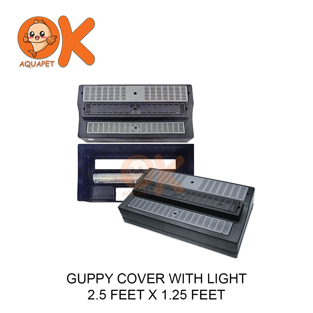 GUPPY COVER WITH LIGHT 2.5 FT X 1.25FT